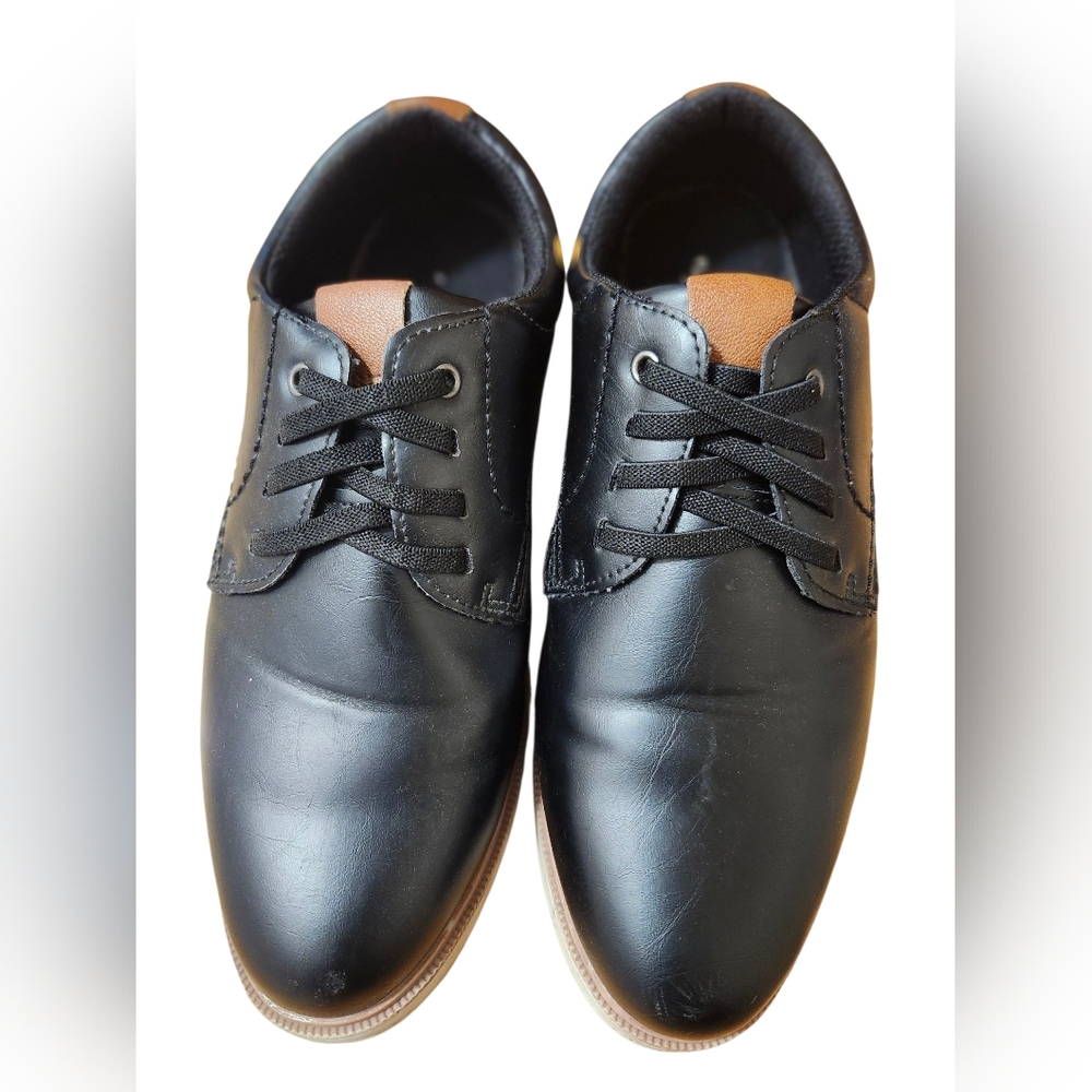 Classic Black Boys Dress Shoes